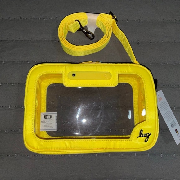Lug Cartiage Clear View Crissbody Bag Yellow - Picture 1 of 5